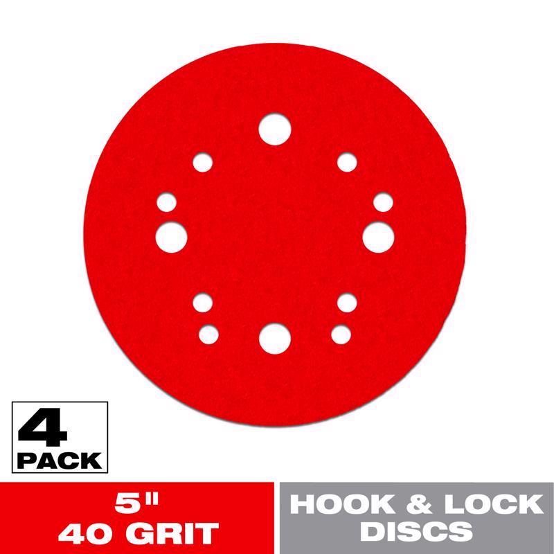 HOOK&LOCK DISC 5"40G 4PK