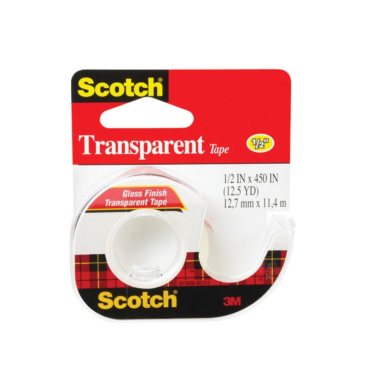 TRANSPARENT TAPE1/2X450"