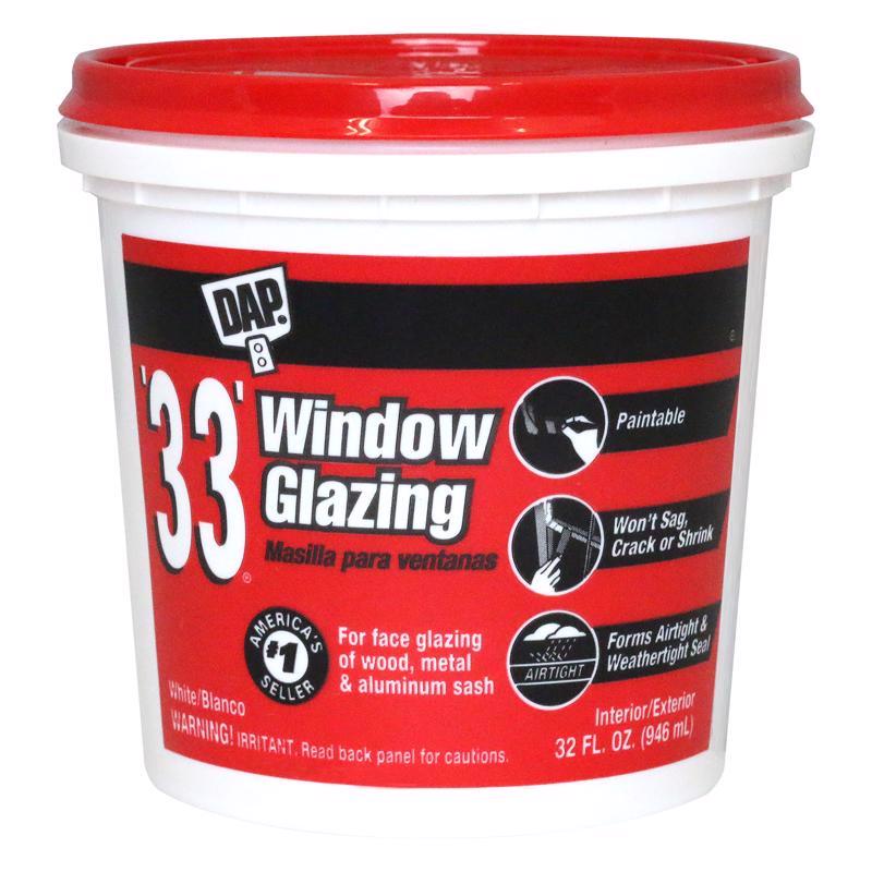 GLAZING CMPD 33 WHT QT