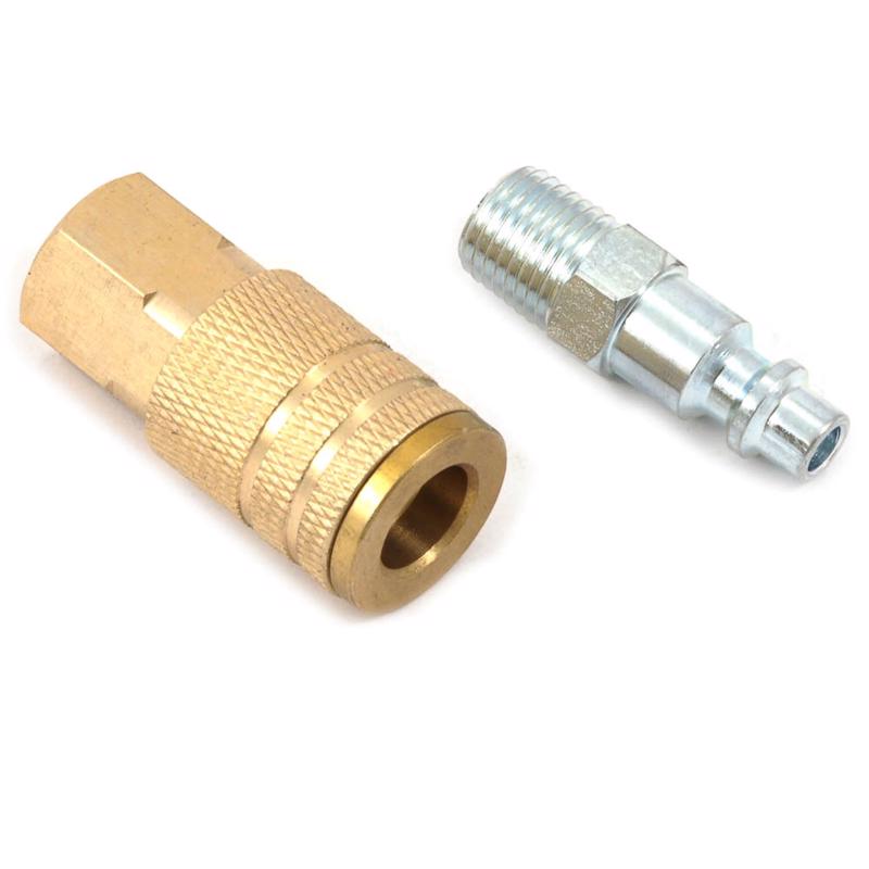 PLUG+CPL 1/4"M 1/4"F I/M