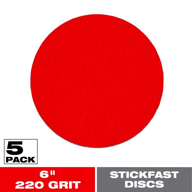 STCKFST DISC 6" 220G 5PK