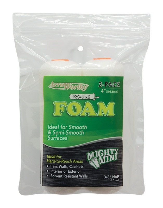 ROLLR CVR FOAM 3/8X4 2PK