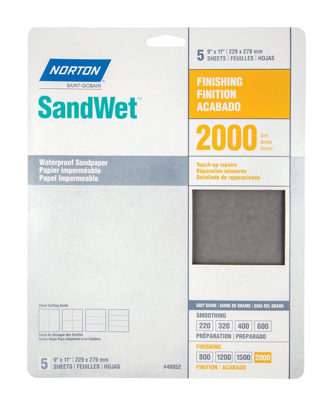 SANDPAPR WATRPRF2000G5PK