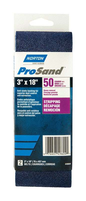 SAND BELT 3X18" 50GRT2PK