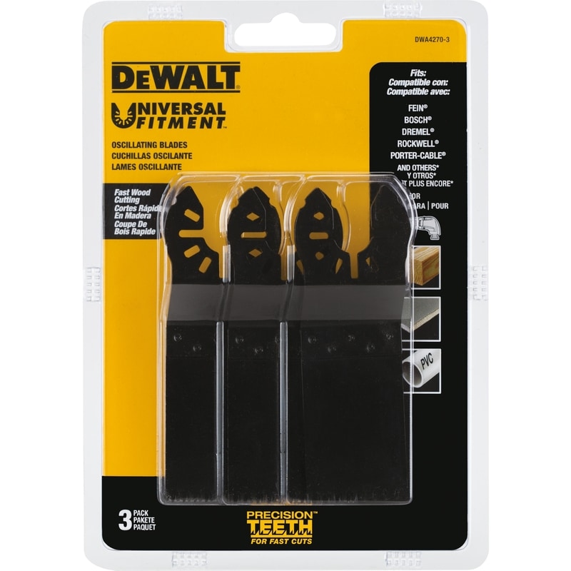 DW OSC BLD HCS 1-1/4"3PK