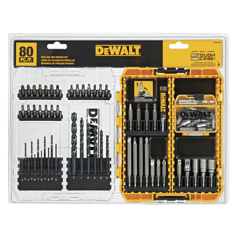 DRILL/DRIVR BIT SET 80PC