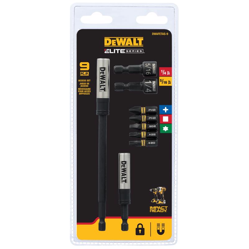 DW DRVR BIT SET 9PC
