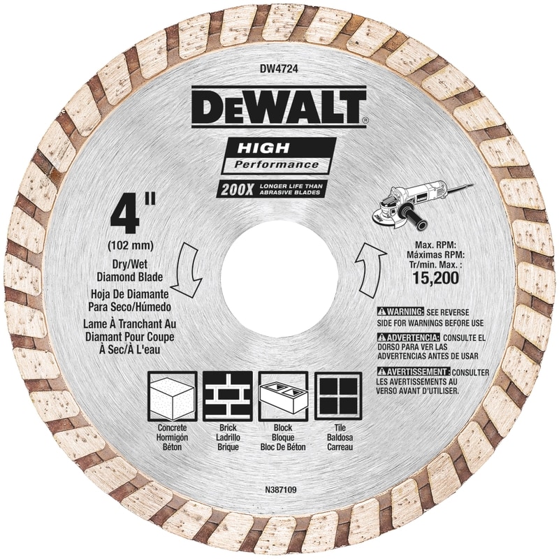 MASONRY CUT OFF BLADE 4"