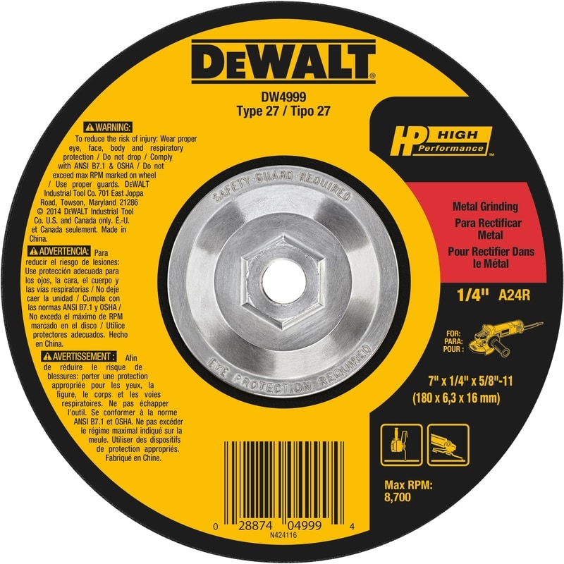 CUT OFF WHEEL 7"D