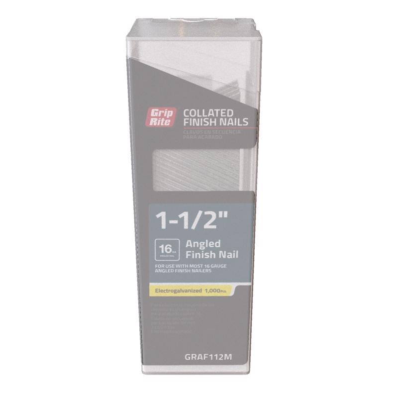 FINISH NAILS ANG 1-1/2"L
