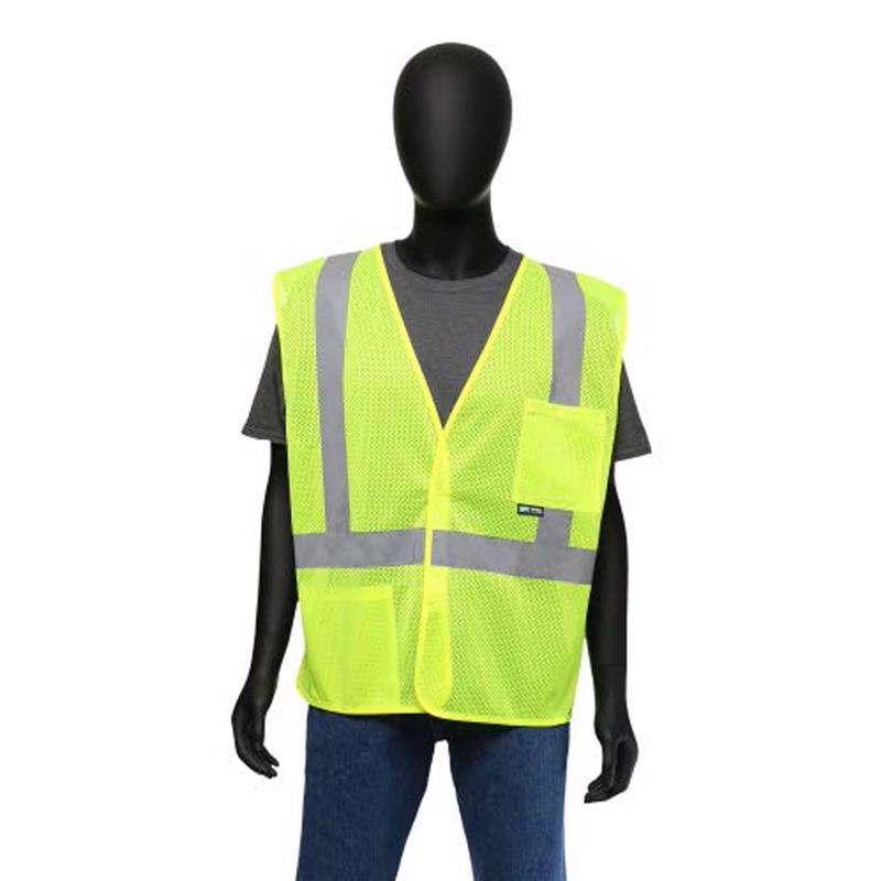 SAFTY VEST POLYSTR LM OS