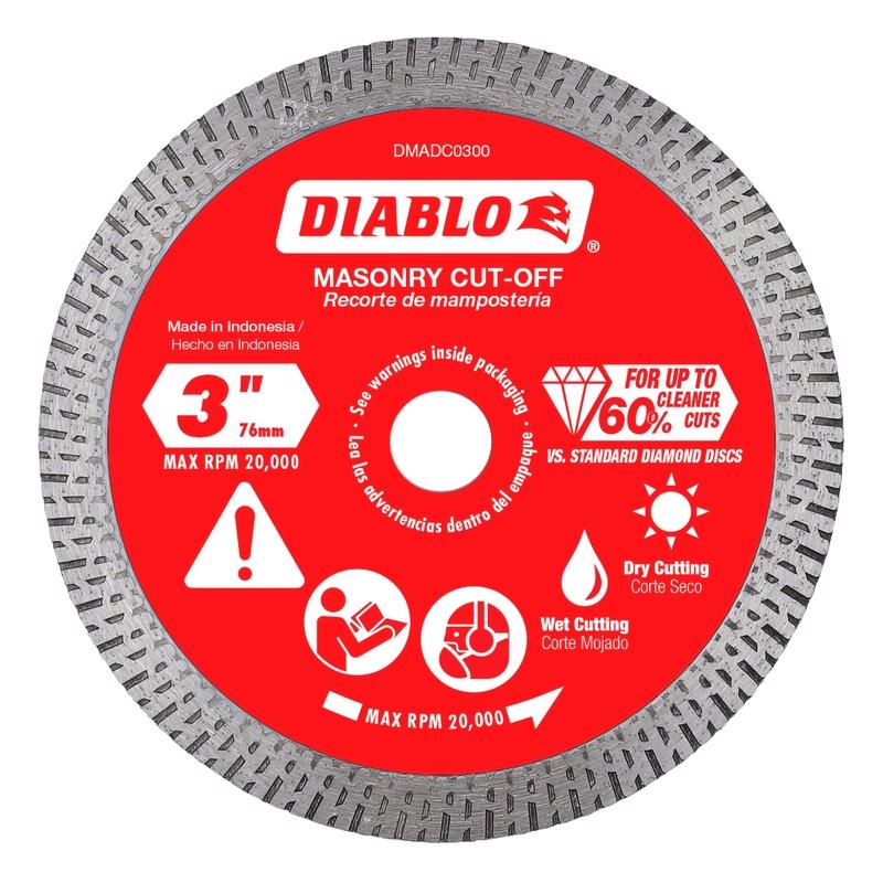 MASONRY CUT-OFF DISC 3"D
