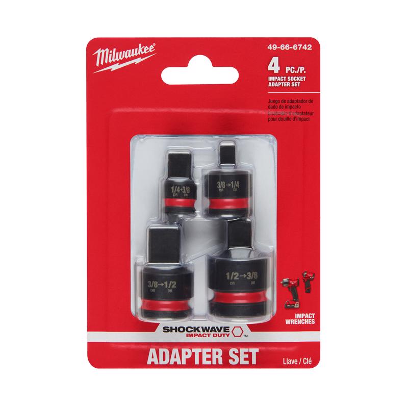 SOCKT ADAPTR SET SAE 4PC