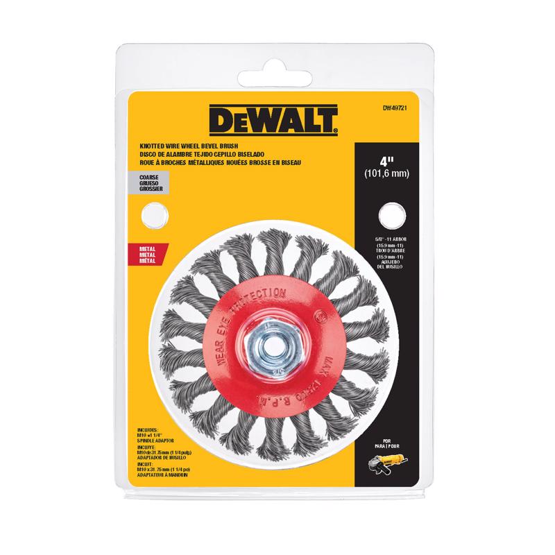 DW WIRE WHEEL BEVEL 4"