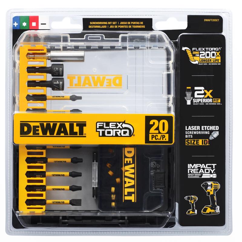 DW FTQ DRVR BIT SET 20PC