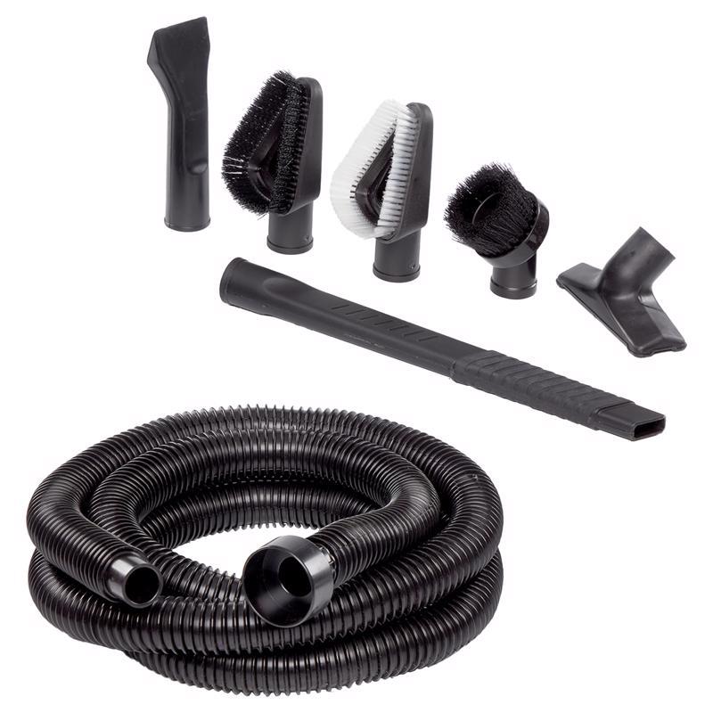 CAR CLEANING KIT BLK 7PC