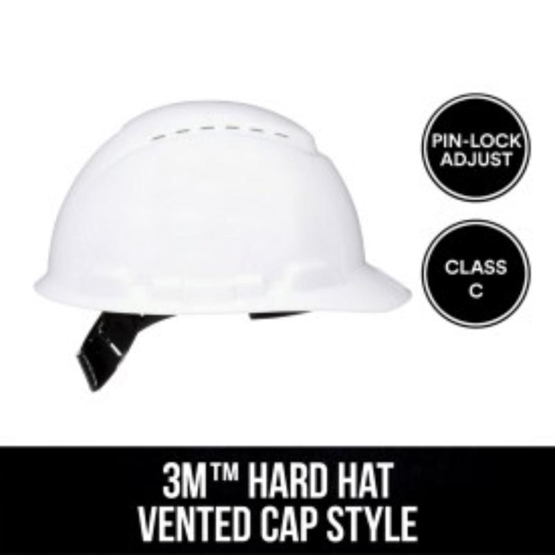 HARD HAT PINLOCK WHT