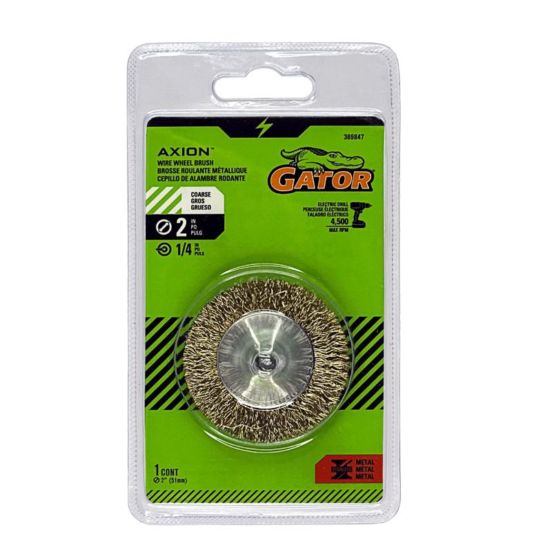 WIRE WHEEL BRSH CARSE 2"