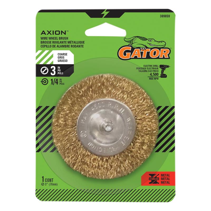 WIRE WHEEL BRUSH CORS 3"