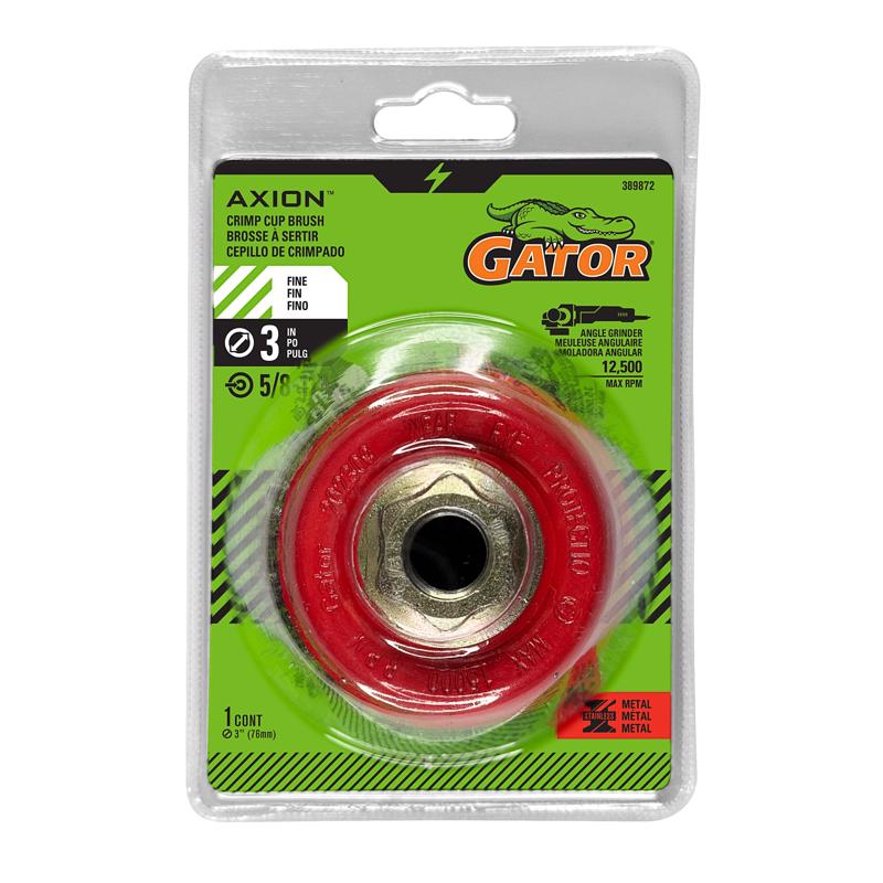 WIRE CUP BRUSH COARSE 3"