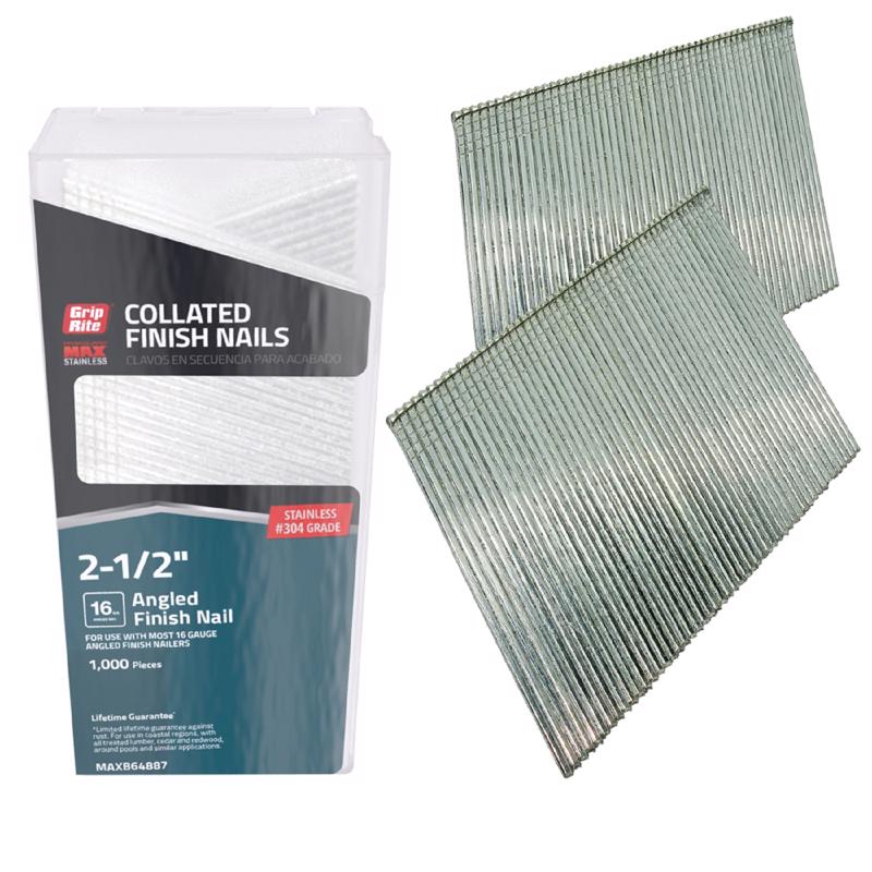 FNSH NAIL SS 16GA 2-1/2"