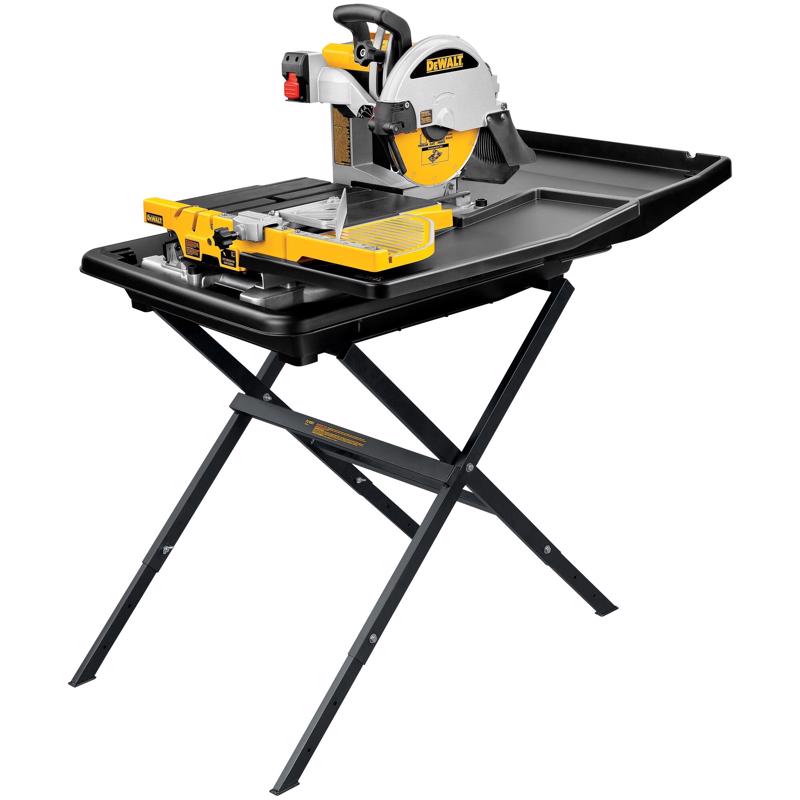 WET TILE SAW W/STAND 10"