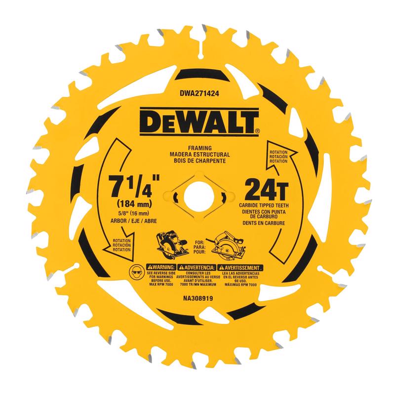 SAW BLADE 7-1/4"X24T 2PK