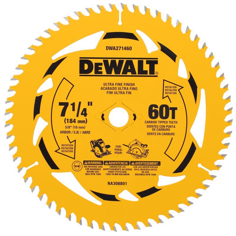 SAW BLADE 7-1/4"X60T