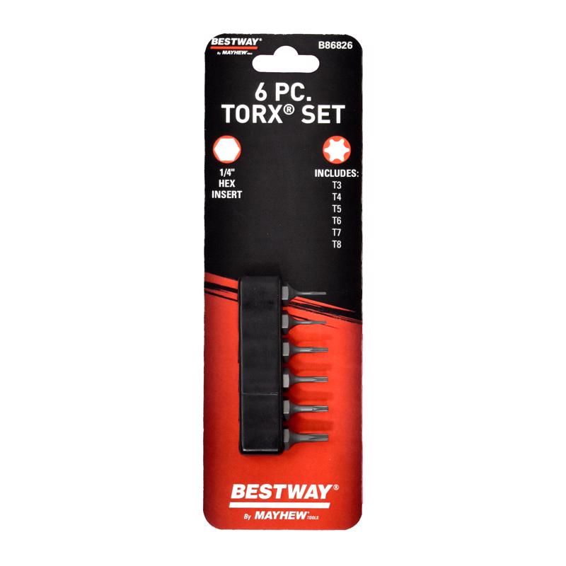 SCRWDRV BIT SET TRX 6PC