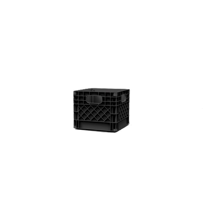 MINI MILK CRATE PLST BLK