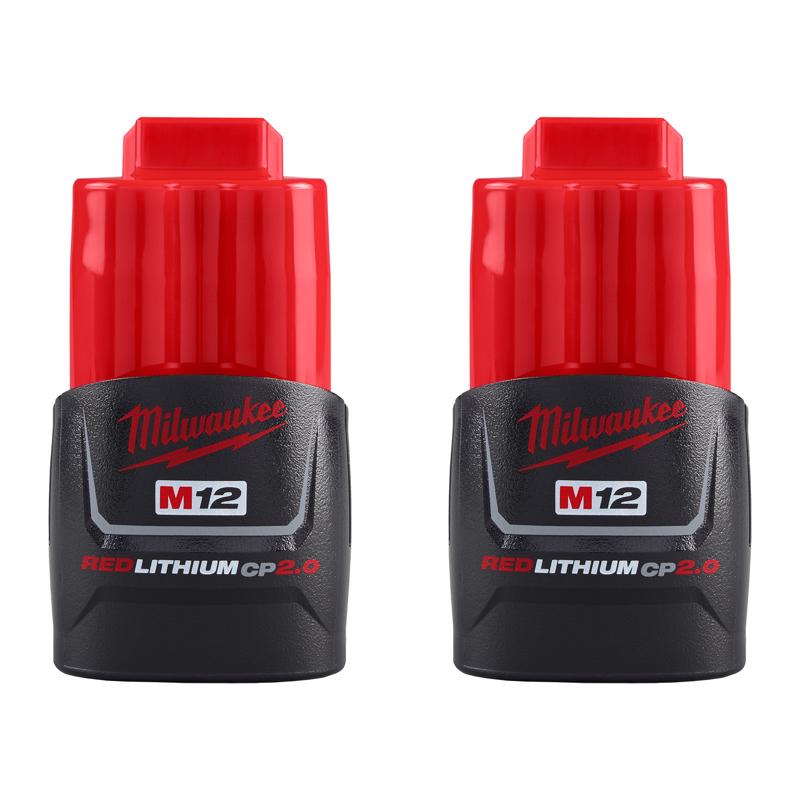 M12 BTRY LTHM-ION 2PK