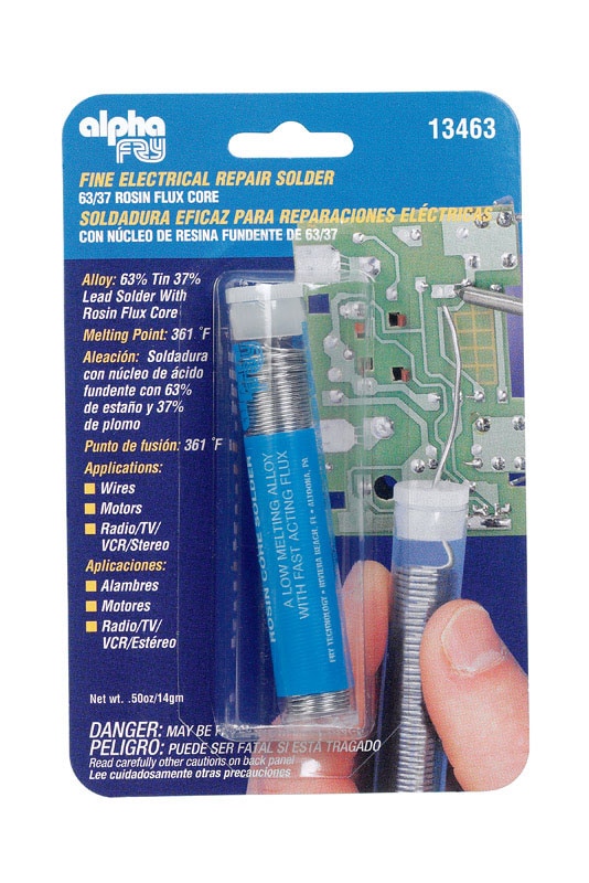SOLDER ELEC 63/37 .5OZ