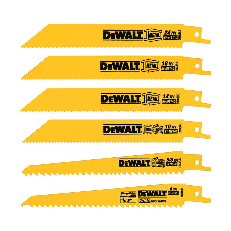 BLADE RECIP METL/WD 6PK