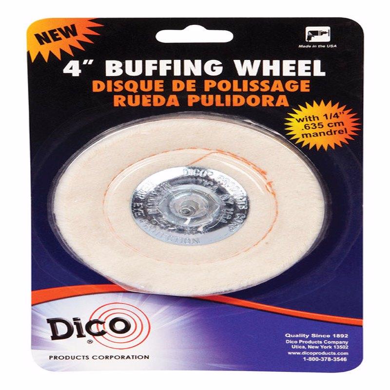 WHEEL BUFF 4"CUSHION MTD