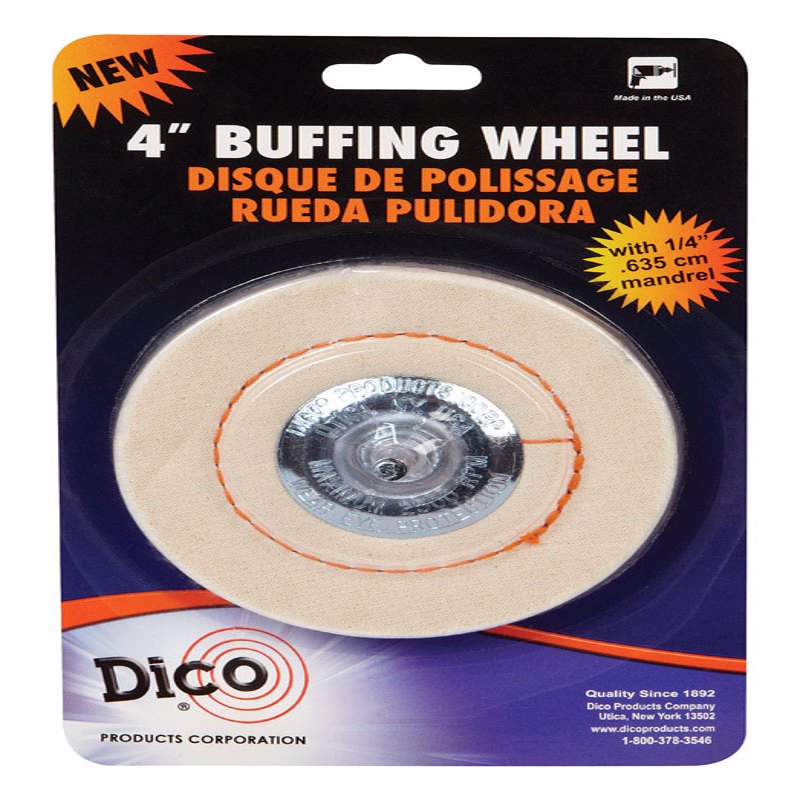 WHEEL BUFF 4" FLANNELMTD