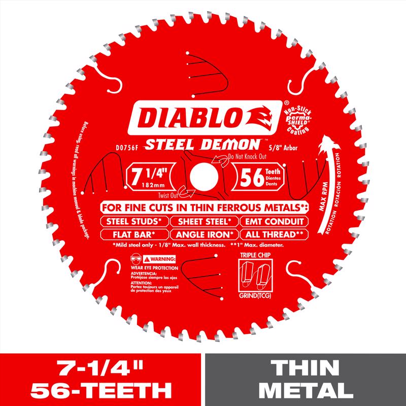 SAW BLADE 7 1/4" 56T