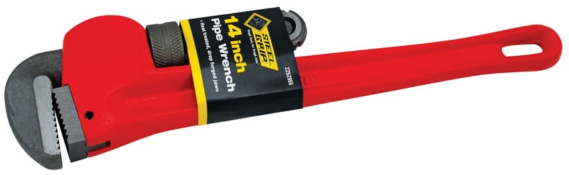 PIPE WRENCH RD 14"L 1PC