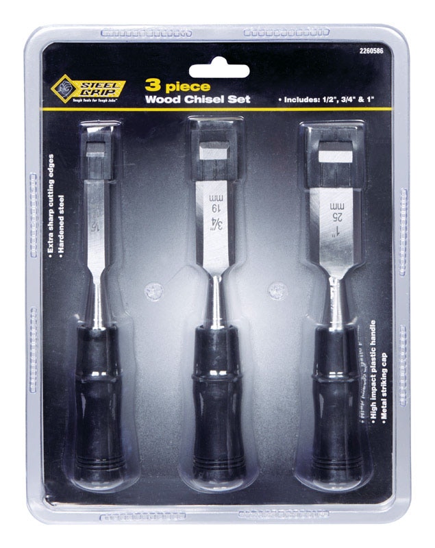 WOOD CHISEL SET 3PC SG