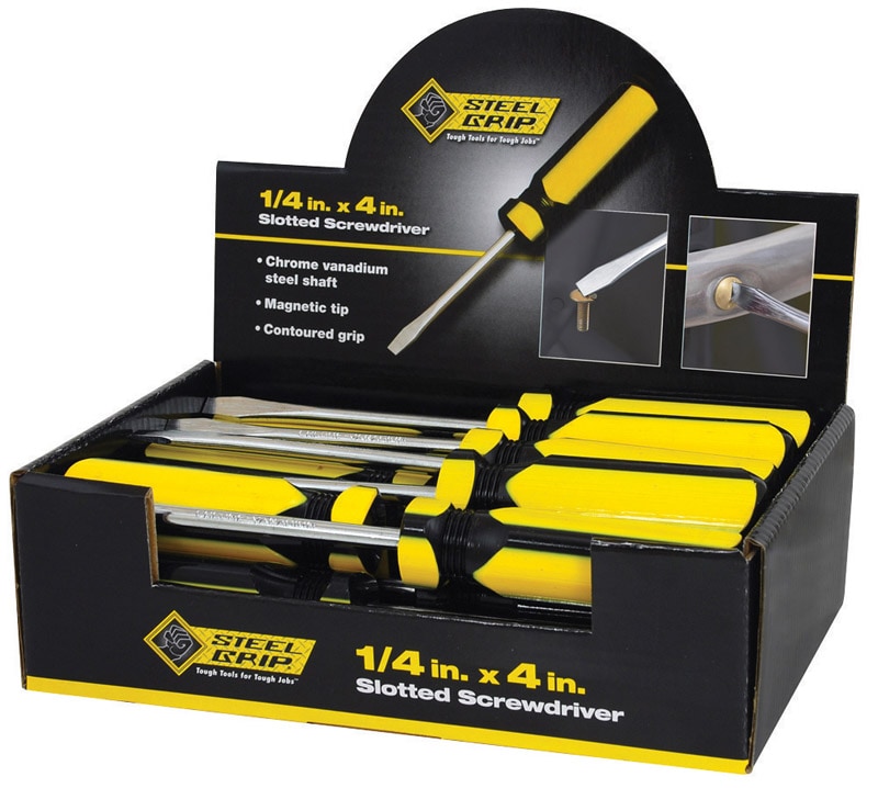 SCREWDRIVER 1/4X4 SG