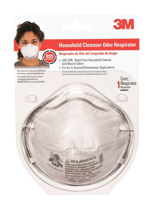 RESPIRATOR MASK R95 WHT