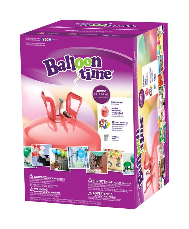 HELIUM BALLOON KIT 50CT