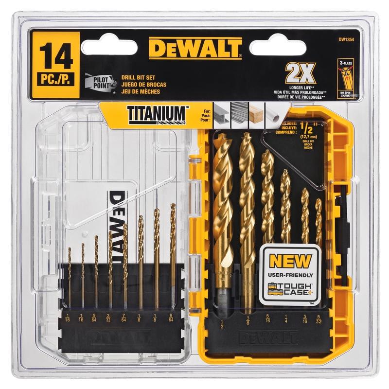 DW DRILL TITAN SET 14PC