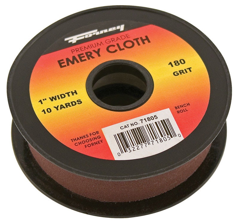 EMERYCLOTH1"X10YD 180GRT