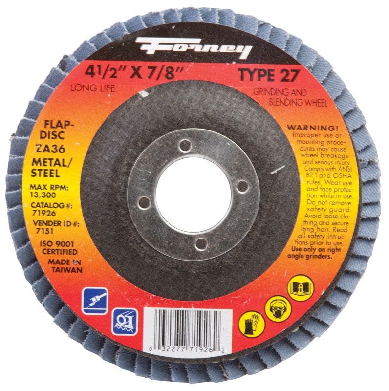 FLAP DISC 4-1/2" 36 GRIT