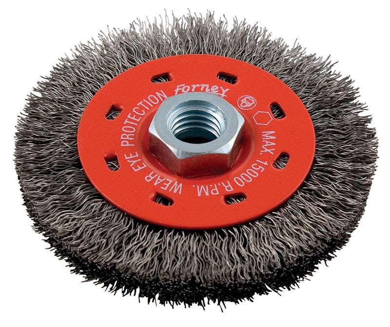 CRIMP WIRE WHEEL 4"