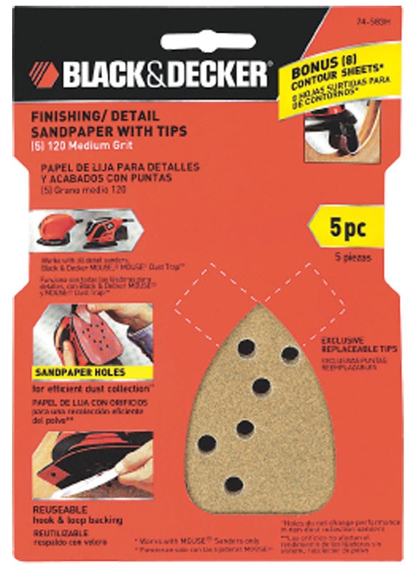 SANDPAPER MED MOUSE5PK