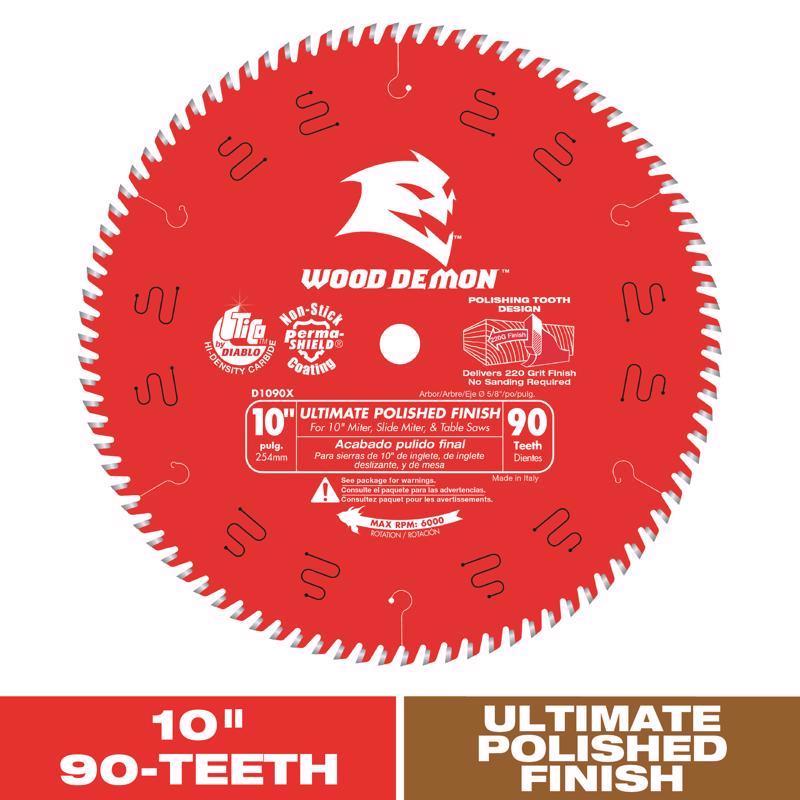 SW BLADE FINISH 10" 90T