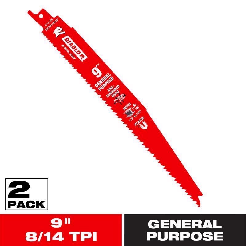 RECIP BLADE 9" 8/14T 2PK