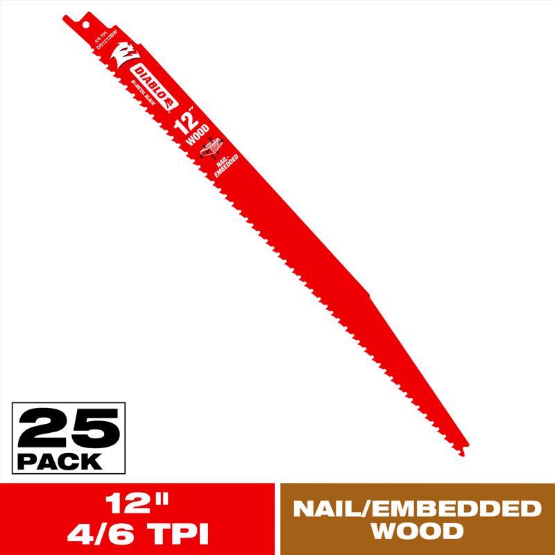 RECIP BLD 12" 6/12T  2PK