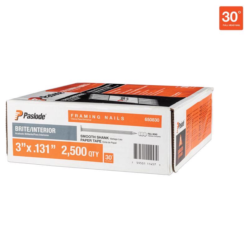 NAIL FRM 3X.131 BRITE30D